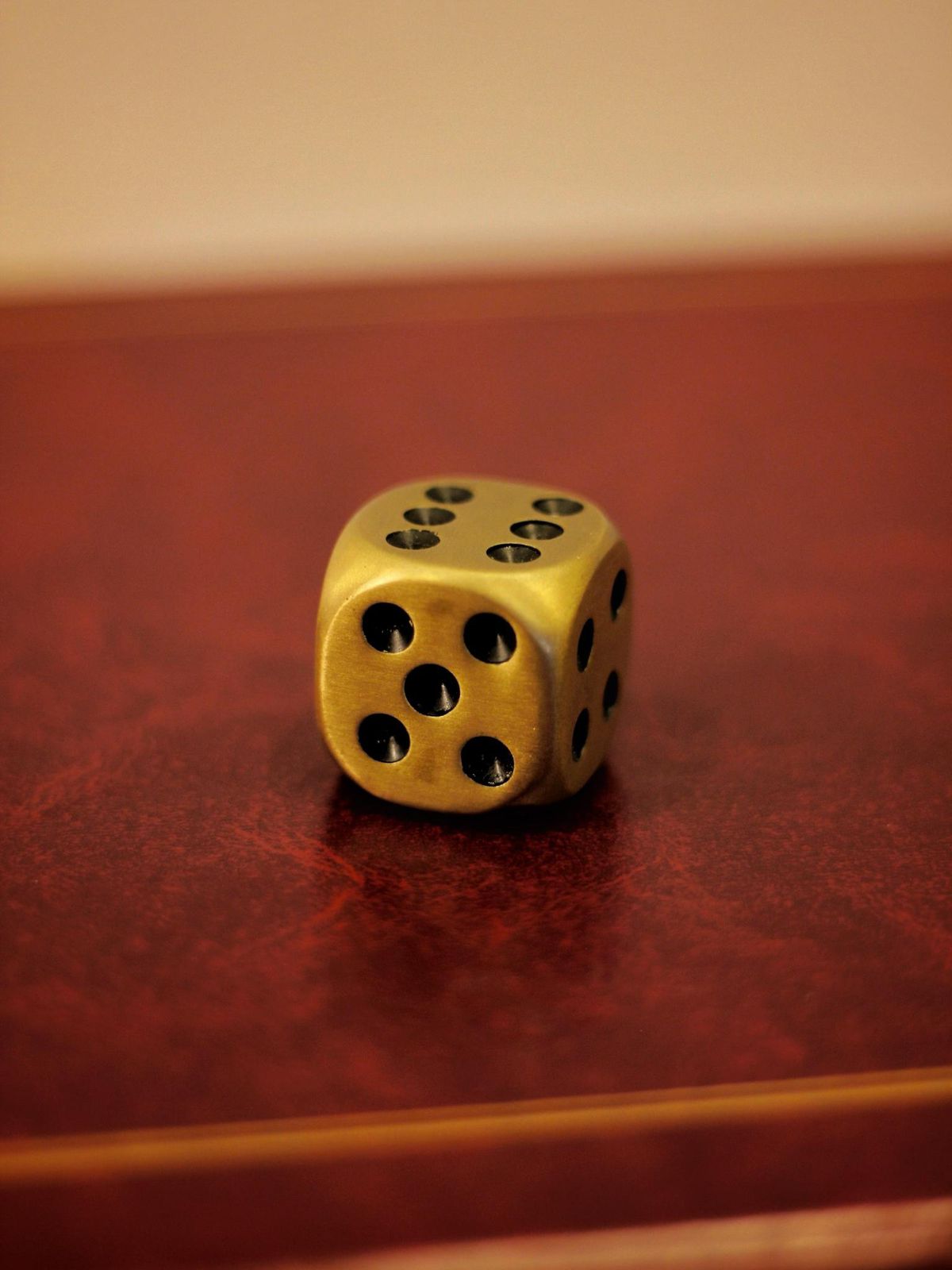 The Luxe Dice – Brass Paperweight by Adore Decor