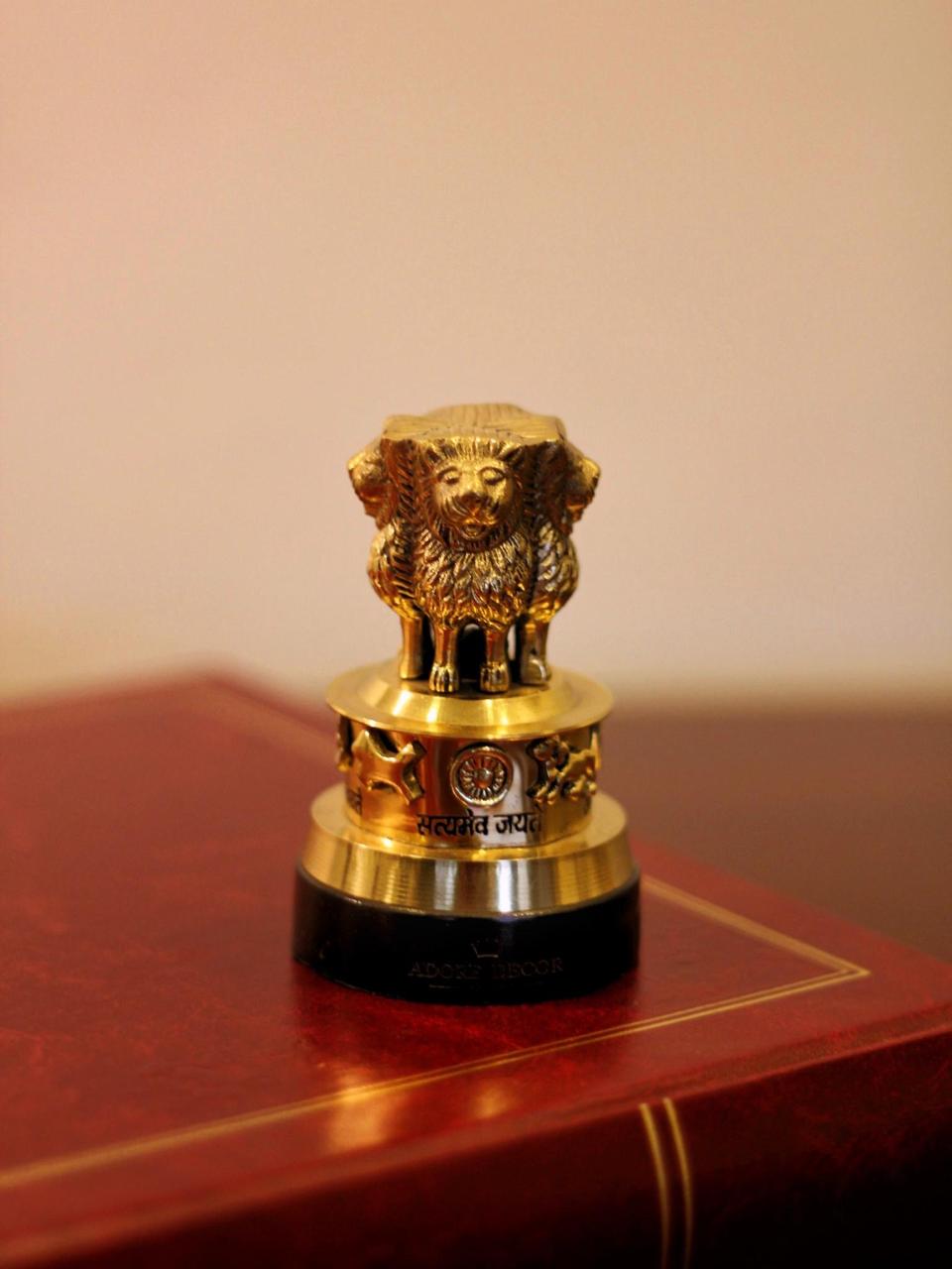 Brass Indian Emblem
